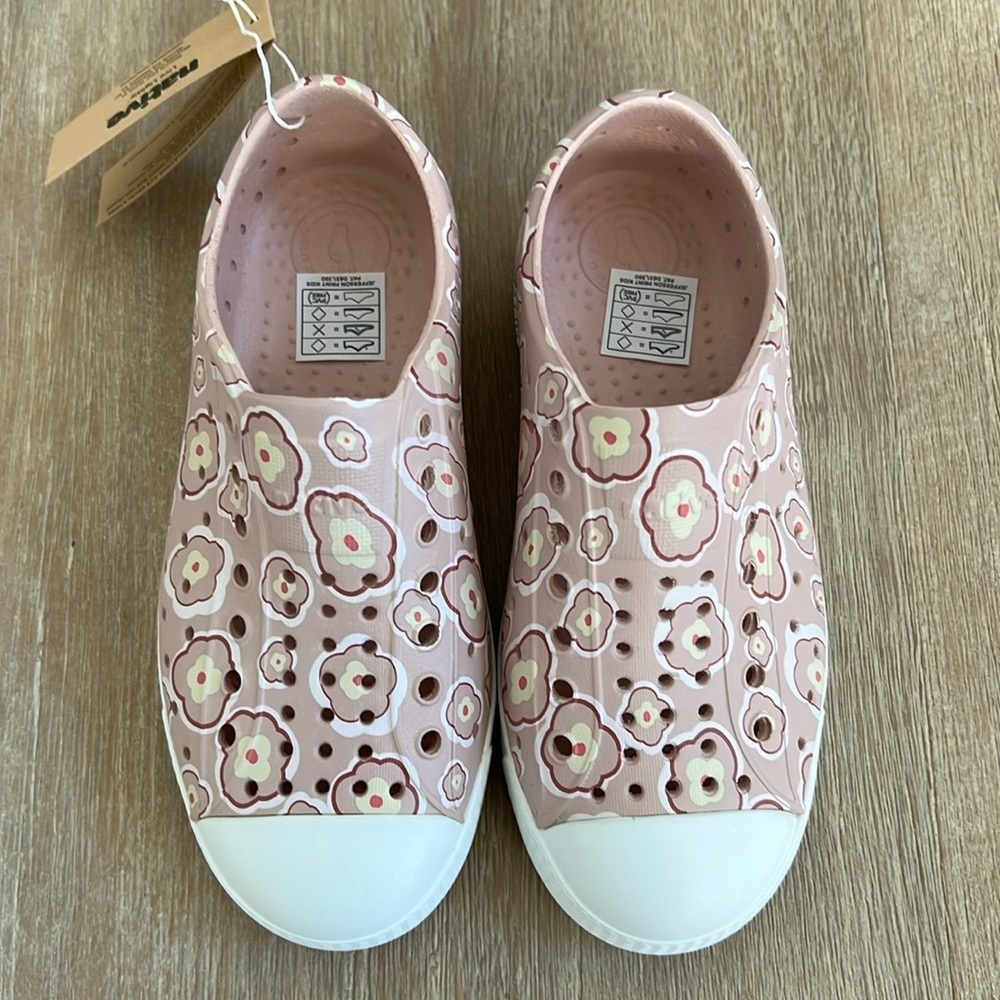Native Shoes Jefferson Poppy Floral Slip On Tennis Shoes Toddler 11 12 - Picture 3 of 9